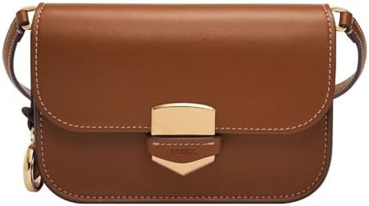 Fossil - Sac porté croisé avec rabat PM Lennox en cuir lisse pour femme, ZB1926200