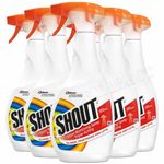 Shout Stain Removing Spray 500ml (Pack of 6) | Laundry Stain Remover | Triple Acting Stain Remover | Removes tough stains | 50X More Concentrated | Biological action on Stains F