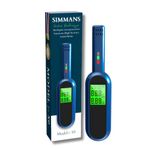 SIMMANS Alcohol Tester Breath Analyzer Professional Alcohol Testing Machine with LCD Digital Display, Fast & High Accuracy Device Blowing Analyzer, Portable USB Rechargeable (Model:- S-9)