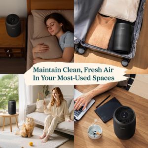 LEVOIT Core Mini Air Purifier – Black Compact HEPA Filter