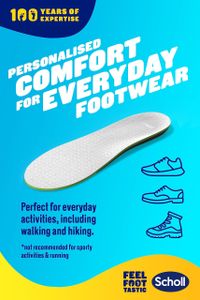 Scholl LiquiFlex Everyday Insoles – Large Size Comfort Support