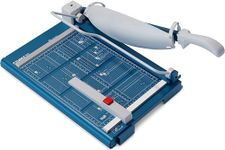 Dahle 564 Premium Series Guillotine Lever Style Paper Trimmer, 14 1/8" Cut Length, Laser Guide Illuminates The Entire Cutting line, 35 Sheet, Solingen Steel Self-Sharpening Blade, Safety Features