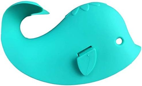 Bathtub Spout Cover for Kids - Bath Faucet Tub Covers Protects Baby During Bath Time While Being Fun. Cute Soft Whale for Enjoyable Safe Baths Your Child Will Love. (1 Pack, Green)