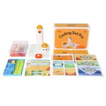 MatataStudio Pro Set Coding Robot for Kids Ages 4+ Programmable Robot Toy Set for Entry-Level Physical Programming STEM Educational Learning Toy DIY-Building Blocks Electronic Robot for Coding Game