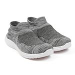 XENIX Light Weight Breathable Knitted Men Socks/Slip-on Sports Shoes for Jogging & Cycling, Training, Athletics…|Premium Socks Sports Shoes|Eva Socks Knitted Running Shoes (Grey, 6)