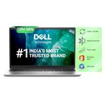 Dell Inspiron 15-3530 Laptop - 15.6 inch FHD, 13th Gen Intel Core i7-1355U, 16GB DDR4 RAM, 512GB SSD, Backlit Keyboard, Windows 11 Home, Platinum Silver, 1.62 Kg, 1 Year Onsite Hardware Service