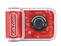 VTech KidiZoom PrintCam (Red), Digital Instant Camera for Children with Built-In Printer, Video Recording, Special Effects, Fun Games & Comic Strip Maker, Rechargeable Battery, Age 5 Years +