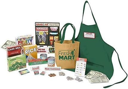 Melissa & Doug | Épicerie Fresh Mart Compagnon | Jeu de rôle |Ensemble de jouets de cuisine | Pour garçon ou fille
