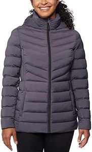 32 Degrees Heat Women's Hooded 4-Way Stretch Jacket (Periscope, Periscope, Medium