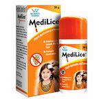 Medilice Anti Lice Cream Wash (30 Ml X Pack Of 6 = 180 Ml) - Single Application Lice Formula