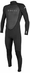 O'Neill Wetsuits Men's Reactor-2 3/2mm Back Zip Full Wetsuit, Black Black, 4XL UK