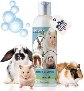 Critter Shampoo for Small Pets - 8oz Small Animal Tea Tree Shampoo - Pet Shampoo for Small Critters Including Ferrets, Guinea Pigs, Rabbits, Hedgehogs, Hamsters & Sugar Gliders