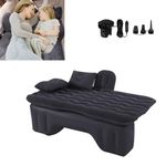 Geterral Black Car Bed,Inflatable Car Mattress for Back Seat of Cars Air Mattress,Car Sleeping Beds,Car Sleeping Bed for Camping, Hiking, Traveling