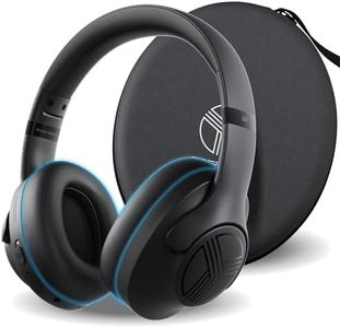 TREBLAB Z2 Active Noise Cancelling Workout Headphones - Signature-HD Sound, Deep Bass, 35H Battery, Comfortable, Foldable Over Ear Bluetooth Headphones Wireless. for Gym, Sport, Travel. Mic for Calls