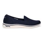 Skechers Womens Arch Fit Uplift - Lo Casual Shoes Vegan Lightweight and Responsive Ultra Go Cushioning Navy - 3 UK (136579)