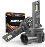 881 LED Headlight Bulbs, 100W 20000LM 881 LED Bulbs Car Conversion Kit 6500K Cool White for High or Low Beam, 500% Brightness Wireless Plug and Play Mini Size Halogen Replacement (Pack of 2)