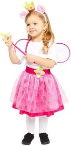 amscan - Disfraces infantiles Peppa Wutz, hada, princesa, con alas, carnaval