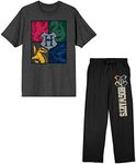 Harry Potter Hogwarts Houses Men's 2-Pack Sleep Set-Large