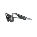 SHOKZ OpenMove - On Ear Bluetooth Sport Headphones - Bone Conduction Wireless Earphones - Sweatproof for Running and Workouts (Grey)