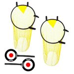 VISTORA 4Pcs Football Target Nets Soccer Training Goals for Garden or Field Portable|Soccer|Goals & Nets