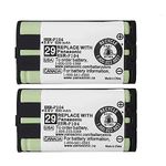 Pack of 2 HHR-P104 NI-MH Rechargeable Battery for Panasonic 3.6V 830mAh AAA Battery for Cordless Phones