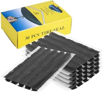 30 PCS Tire Plugs Heavy Duty, 4" X 0.24" Tire Repair Plugs, Rubber Safety Seal Tires Plug, Tires Repair Strings for Tubeless Puncture Car, RV, SUV, ATV, Motorcycle, Truck,Tractor (Black)