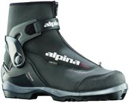 Alpina Traverse Back-Country Nordic Cross-Country Ski Boots, for use with NNN-BC Binding, Black, 45