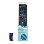 HQRP Remote Control Compatible with Sony KDL-52V4100 KDL-52V5100 KDL-52VE5 KDL-52VL150 KDL-52W3000 KDL-52W4100 LCD LED HD TV Smart 1080p 3D Ultra 4K Bravia