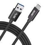 JOTO USB Type C Cable [Extra Long 10ft], Type-C to USB 3.0 Type A Charging Data Cable [Heavy Duty Nylon Braided] for Galaxy S20 Ultra S9 S8+ Note 10 10+ 9 Tab S4 S3 Type C Devices