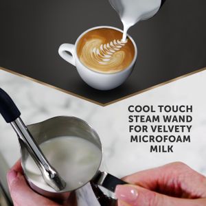 Breville Barista Max Espresso Machine – Integrated Grinder, Silver