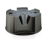 rg-vertrieb Rain Barrel Base in Black, Polypropylene, Cylinder, 360L/310L/300L/210L