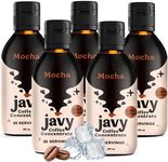 Javy Coffee Concentrate - Cold Brew Coffee, Perfect for Instant Iced Coffee, Cold Brewed Coffee and Hot Coffee, 5 Pack - Mocha