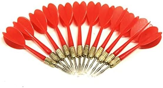 Midway Monsters 12 Pack Red Metal Tip Brass Balloon Darts