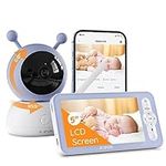 BOIFUN 5" Baby Monitor, 1080p WiFi 