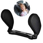 Cozywind Car Seat Headrest Pillow, Premium Car Seat Pillow Adjustable Car Seat Head Support Neck Support, U Shape Car Head Pillow Suitable for Kids and Adults Travel Sleeping(Black)