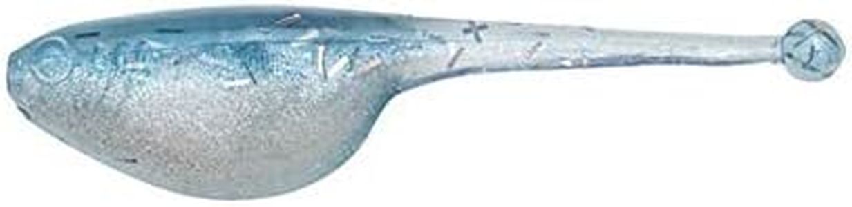 Strike King Mr. Crappie Shadpole Panfish Bait, 2-Inch, Blue Ice