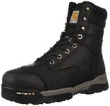 Carhartt Men's CSA 8-inch Ground Force Wtrprf Insulated Work Boot Comp Safety Toe Cmr8959 Industrial, Black Oil Tanned, 9 Wide