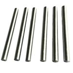 ZDingTech 6PCS 3/8 x 4 Dowel Pins,3/8 inch x 4 inch Metal Dowel pins,Shelf Pegs 3/8 inch,Bearings Alloy Steel pins Wood Bunk Bed Dowel Pins 3/8 Shelf Pins 3/8 inch Metal pins,Shelf Support Pegs