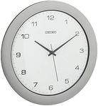 Seiko Wall Clock Silver-Tone Metallic Case