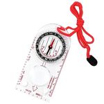 Compass Adjustable Declination Waterproof Sighting Mirror Compass Multifunctional Orienteering Map Hiking Navigation Compass for Outdoor Activities