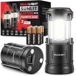 GearLight Torch LED Camping Lantern Sunlit (2 Pack) - Battery Powered Lamp Lanterns for Emergency, Power Outages, Portable Camp Light, Flashlights, Accessories, Gear, Supplies