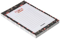 Amazon Brand - Solimo Desk Notepad, To Do List Planner, 50 Tear Off Sheets for Grocery, Shopping, Reminder, Checklist Set of 2