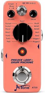 AITONE 2-in-1 Looper and Drum Machine Guitar Pedal (AT-01)