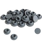 Vial Rubber Stopper 100pcs Butyl Rubber Stopper 20mm Medicine Packing Bottle Inner Stopper for Opening Glass Vial and Liquid Culture Jars