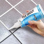 2 Pack Grout Paint Pen Kit - Fast Drying Grout Filler and Sealer for Bathroom, Kitchen Tile Joints and Gaps (White)
