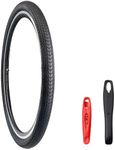 MEGHNA Bike Tire 27.5 x 2.125 inch Mountain Bike Tire with Bike Tire Lever (54-584) Foldable Tire Replacement for Cruiser Bike Mountain Bike Folding Bike BMX City Bike (1 Pack)