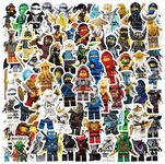 120pcs Cartoon Ninja Stickers for K