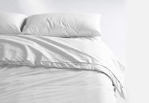 Casper Sleep Soft and Durable Supima Cotton Sheet Set, Full, White