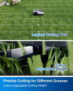 ECOVACS GOAT O800 RTK Robot Lawnmower – 800㎡, Wire-Free, Lidar Navigation