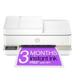 HP Envy 6520e All in One Printer | Perfect for Home | Colour | Wireless | Print, Scan & Copy | 3 months free Instant Ink | Automatic 2-sided Photo Printing | Beige